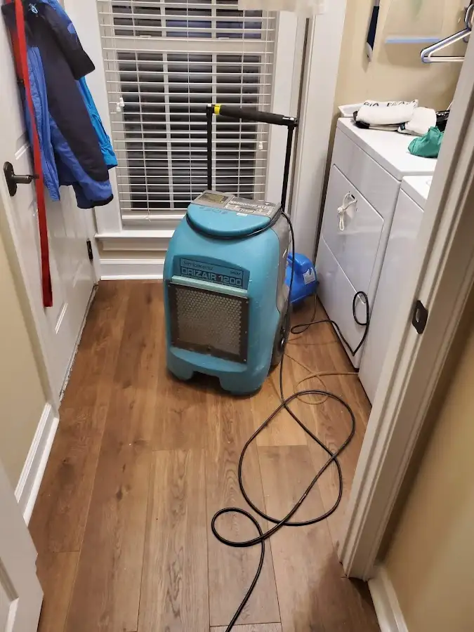 Commercial dehumidifier deployed for Crawl Space Restoration in Harrietstown