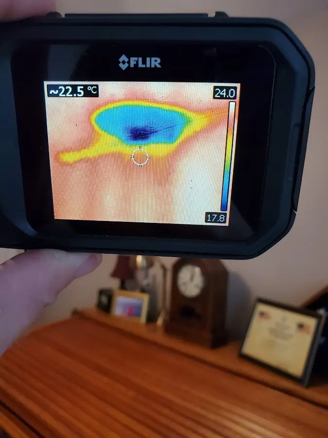 Thermal imaging inspection for water damage in Harrietstown